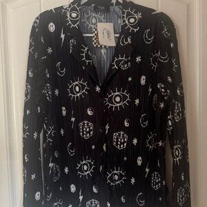 Dressed in LALA LS Plisse Set in Your Sign 2pc